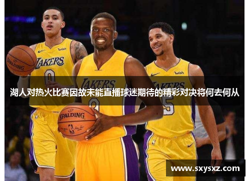 湖人对热火比赛因故未能直播球迷期待的精彩对决将何去何从